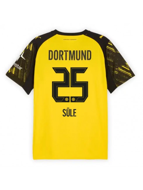 Borussia Dortmund Niklas Sule #25 Replika Hemmakläder 2025-26 Kortärmad Borussia Dortmund Niklas Sule #25 Replika Hemmakläder 2025-26 Kortärmad